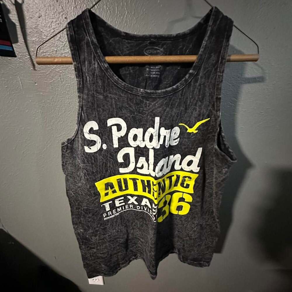 Arton Ts South Padre Island Texas Mineral Wash Tank Top